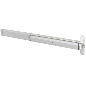 Lockey PB1100 Narrow Stile Store Front Rim Type Panic Exit Aluminum 48"